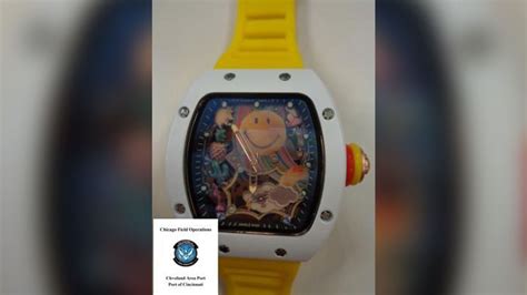 fake richard mille|US customs officers seized a fake Richard Mille watch. If real, it .